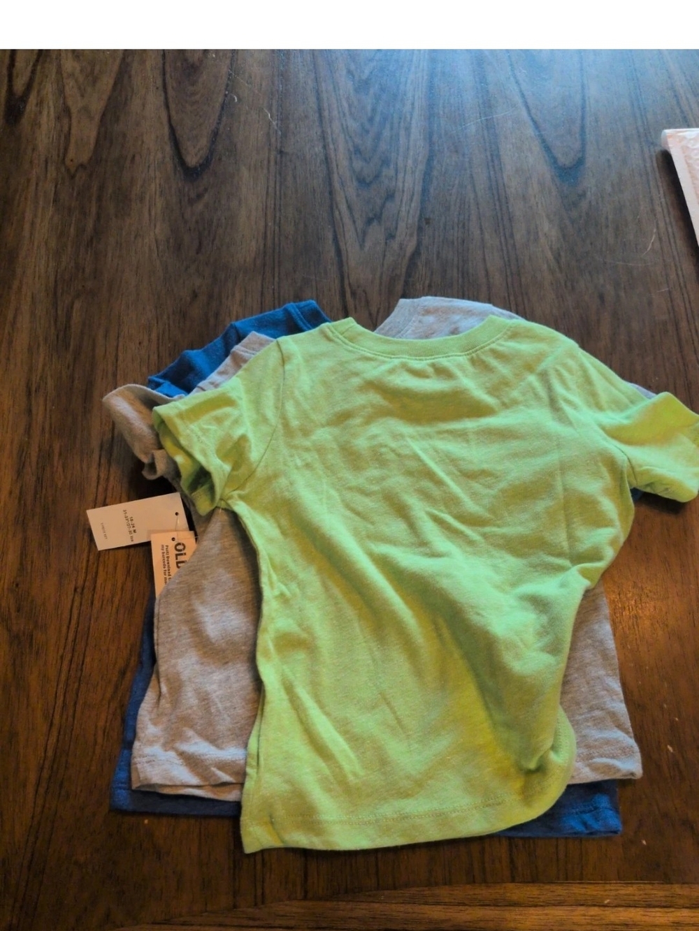 3 Piece Set 18-24month Old Navy Tshirts Green/Gray/Blue